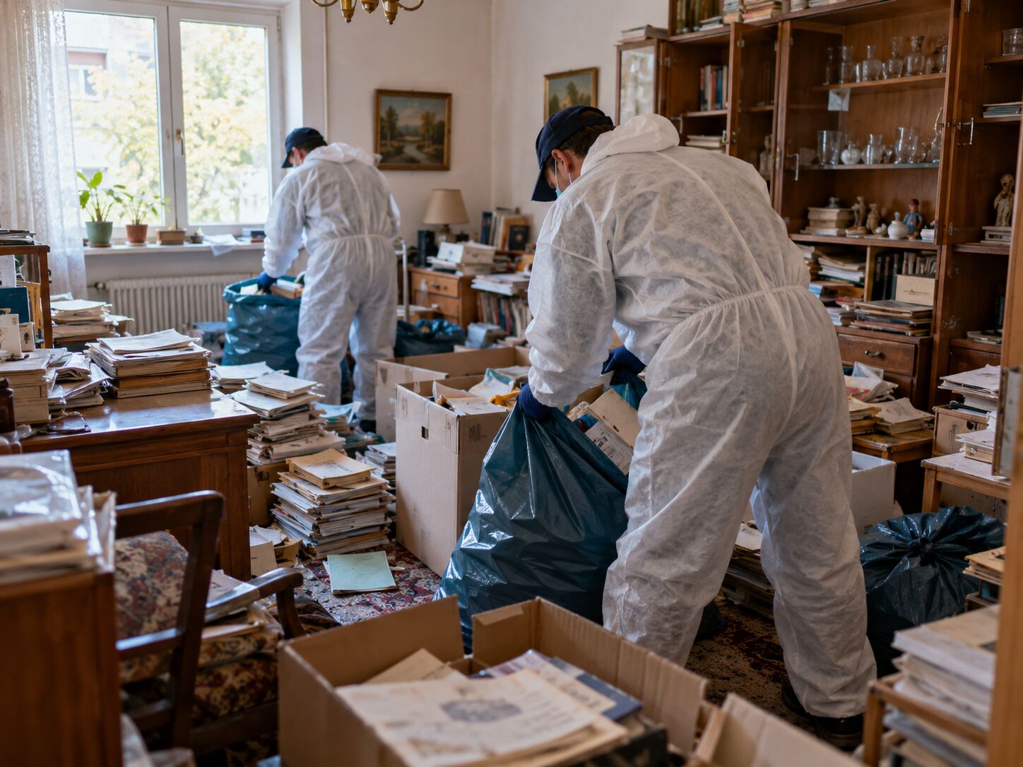 Nach der Messie-Räumung besenrein übergebene Wohnung in Braunschweig