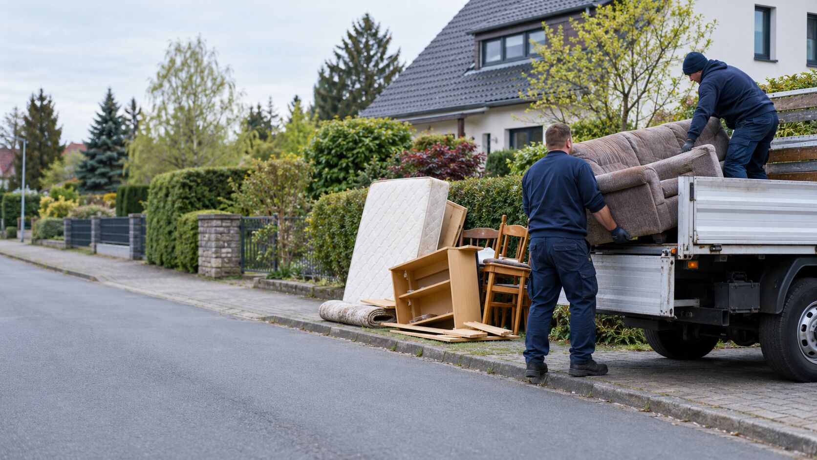 Sperrmüllentsorgung in Braunschweig: abgeholte Altmöbel