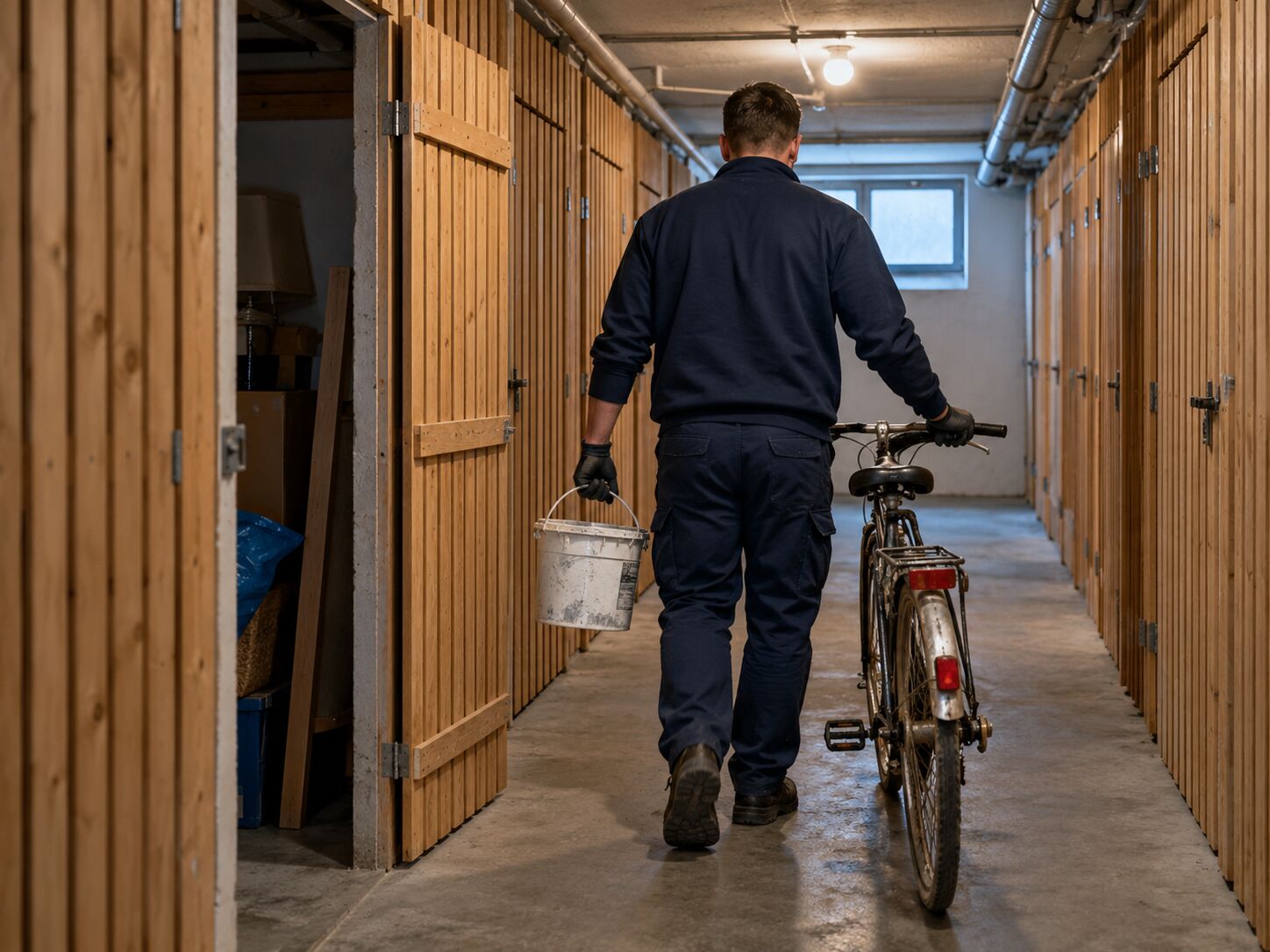 Kellerräumung in Braunschweig: vollgestellter Kellerraum