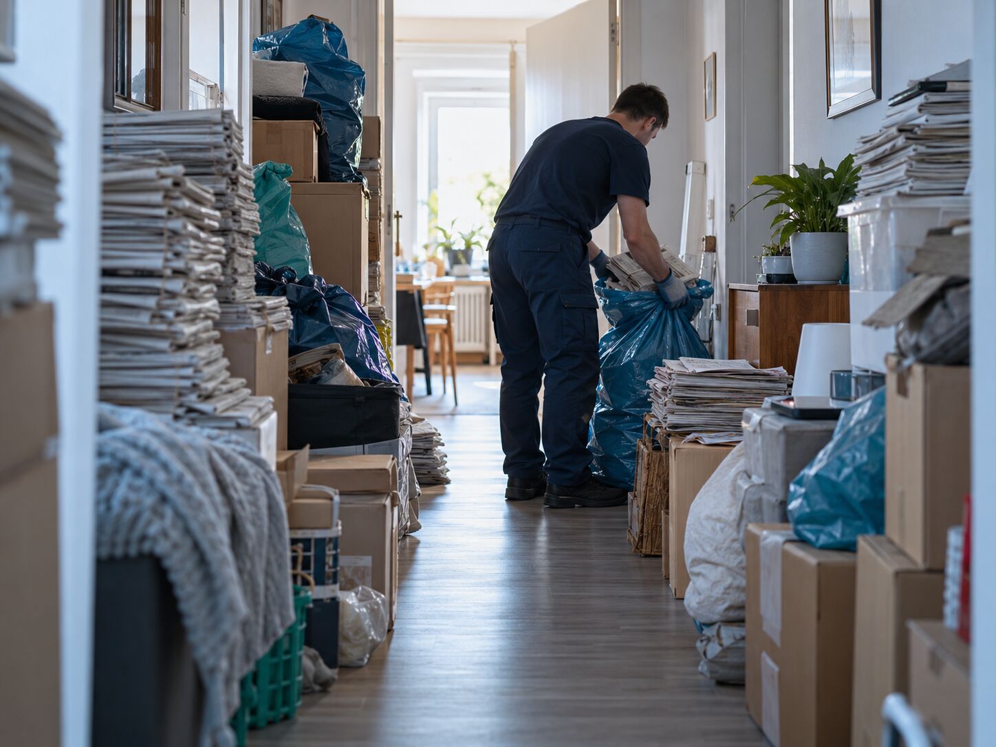 Diskrete Messie-Räumung einer Wohnung in Braunschweig